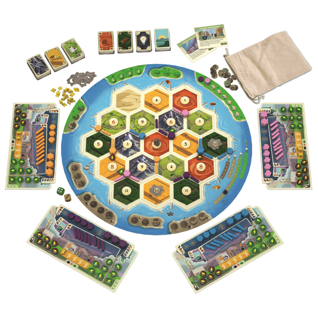 ボードゲーム『カタン』の最新作『カタンエナジー』発表。エネルギーと環境汚染問題に直面する21世紀のカタン島を舞台にした独立型作品_001