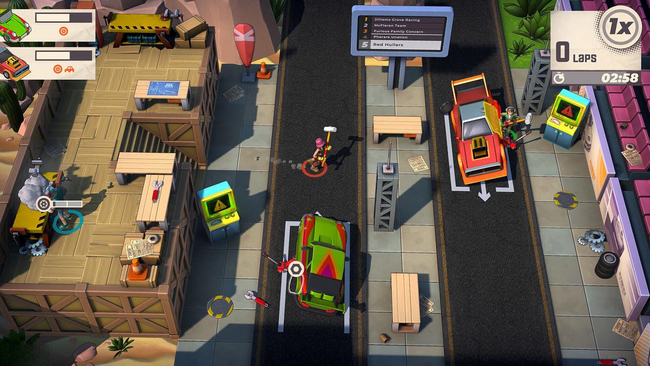 みんなでわいわい車を修理するパーティゲーム『スピードクルー』のSteam版が1月31日に発売_004