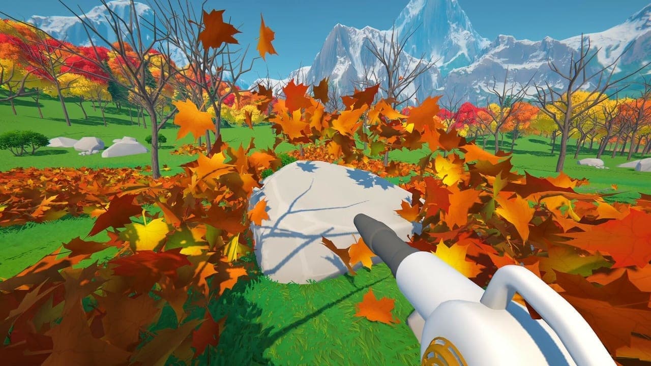 『Leaf Blowing Simulator』発表。ブロワーお掃除ゲーム_001