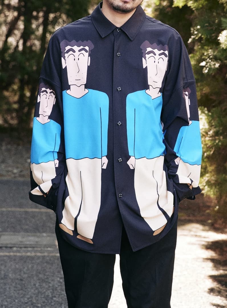 野原ひろしのシャツがファッションブランド・CUNEより発売。野原ひろしファンはマストバイの1枚_002