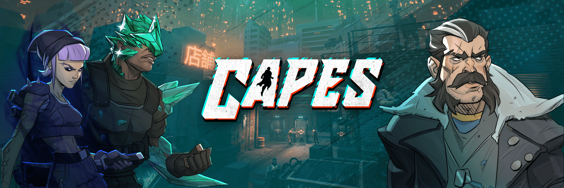 戦略RPG『Capes』5月29日に発売決定。ヴィランに敗北した世界でゴロツキヒーローとして発起する_005