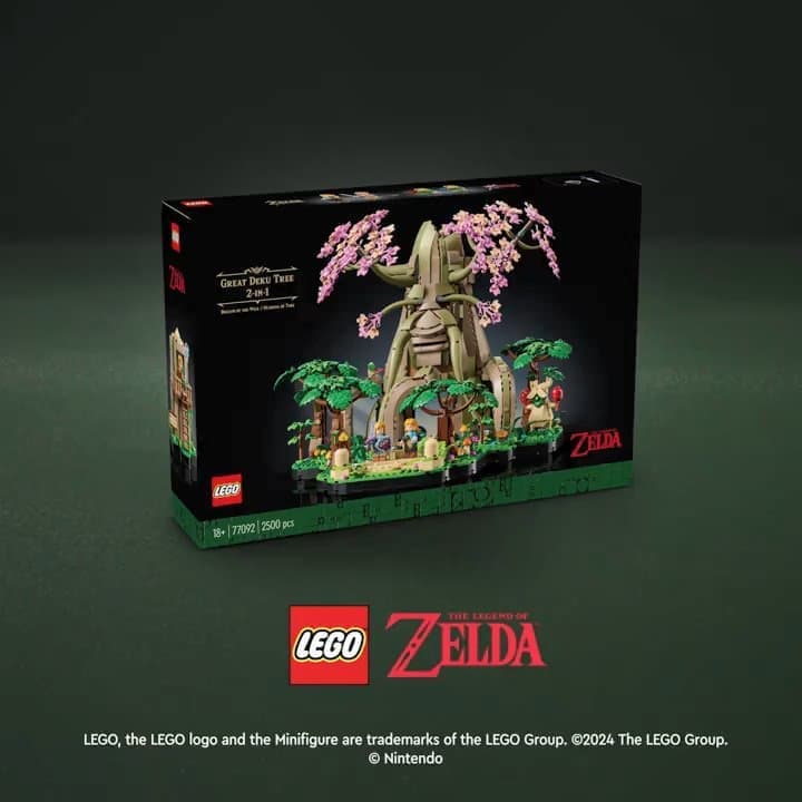 『ゼルダの伝説』シリーズに登場する「デクの樹」がレゴとなった「レゴ ゼルダの伝説 デクの樹 2 in 1」を9月1日に発売決定_001
