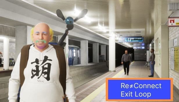 『Re≒Connect Exit LOOP』が5月15日に発売。おっさんしか登場しない無限に続く駅からの脱出を目指すゲーム_004