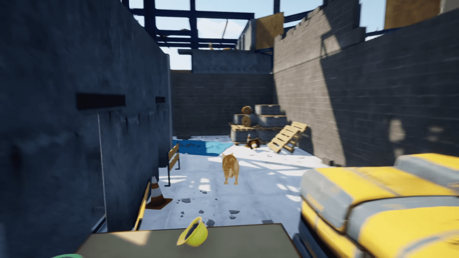 『Only Way is Down』開発中。猫がビルの屋上から地上を目指すゲーム_003