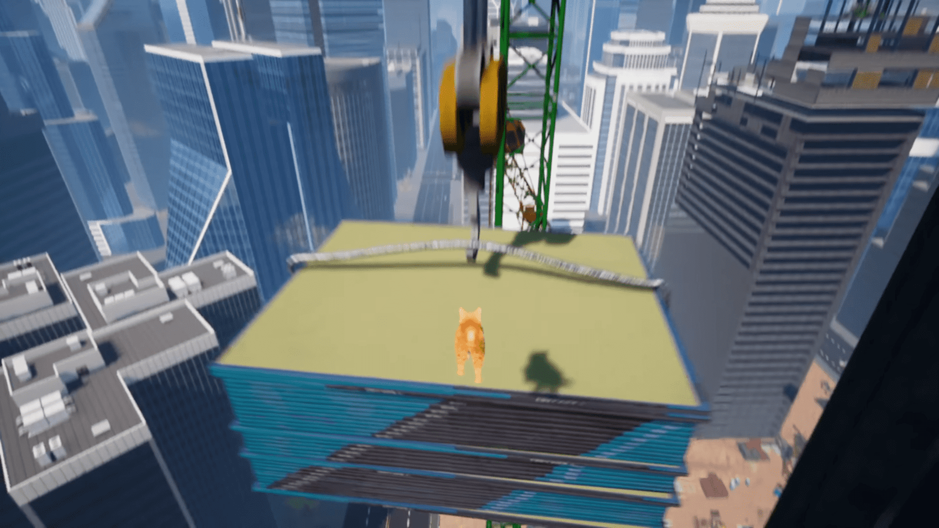 『Only Way is Down』開発中。猫がビルの屋上から地上を目指すゲーム_004