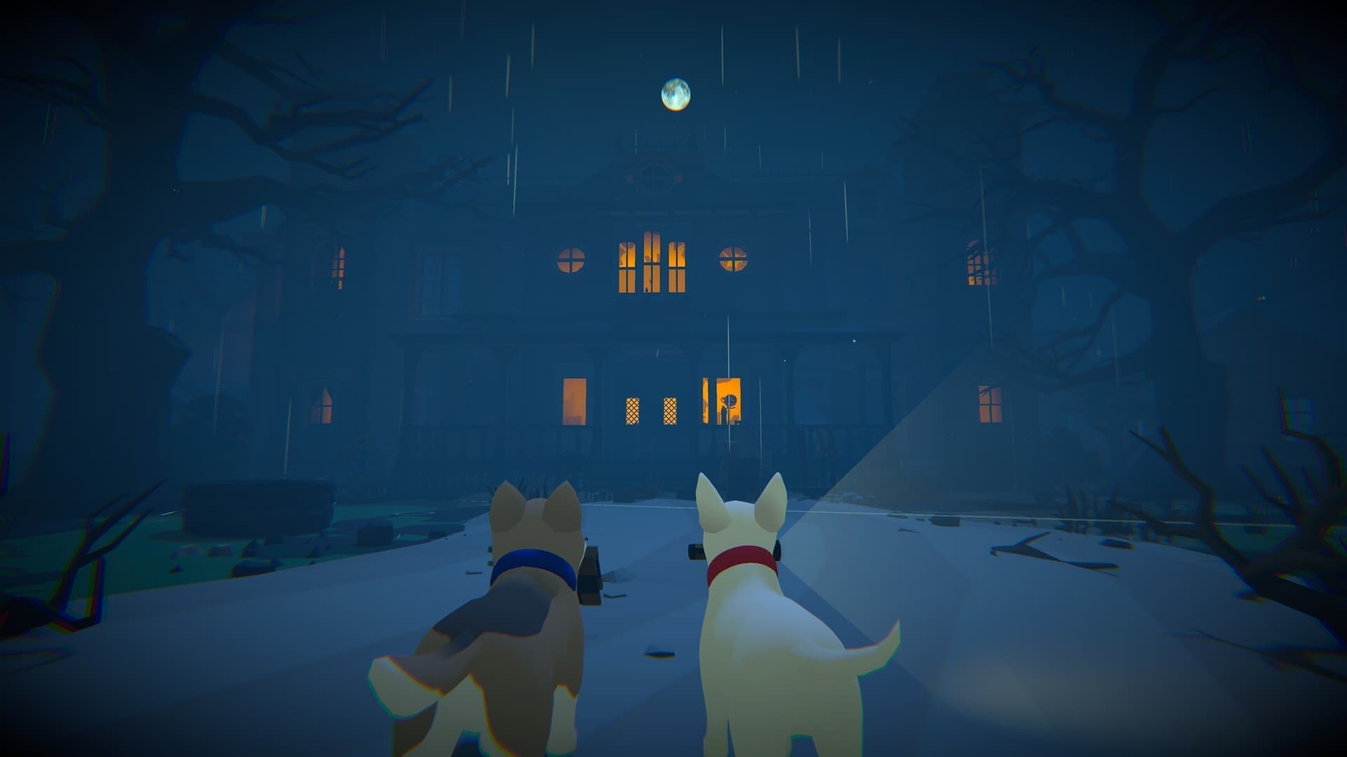 かわいい子犬となってお化け屋敷を冒険する協力型ホラーゲーム『Haunted Paws』が発表_001