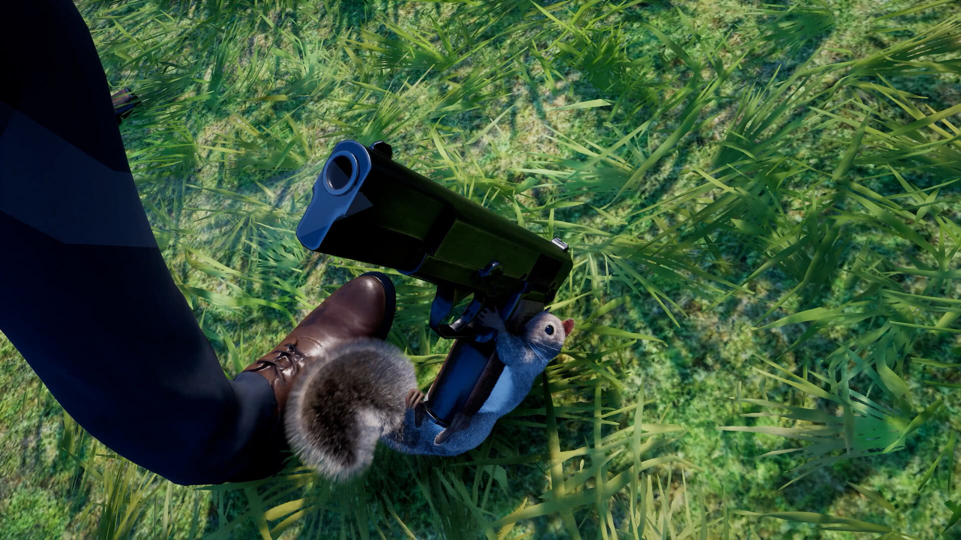 銃を持ったリスが黒服エージェントと戦うアクションゲーム『Squirrel with a Gun』が8月30日に発売決定_001