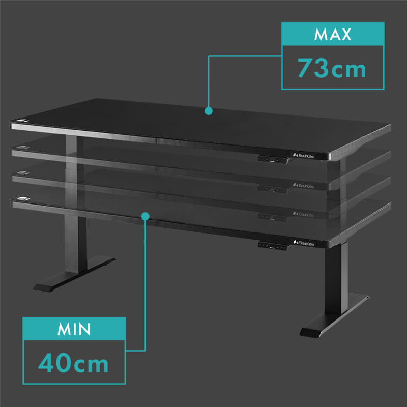 床上40cmの座椅子スタイルにも適したバウヒュッテの電動ゲーミングローデスクが発売_003