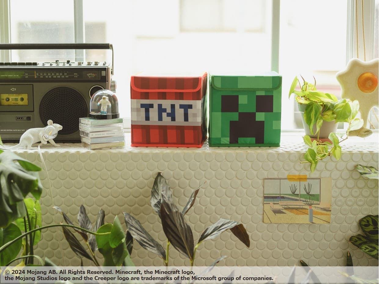 『マインクラフト』15周年を記念した「クリーパー」と「TNT」の折りたたみコンテナムック本4種が同時発売_012