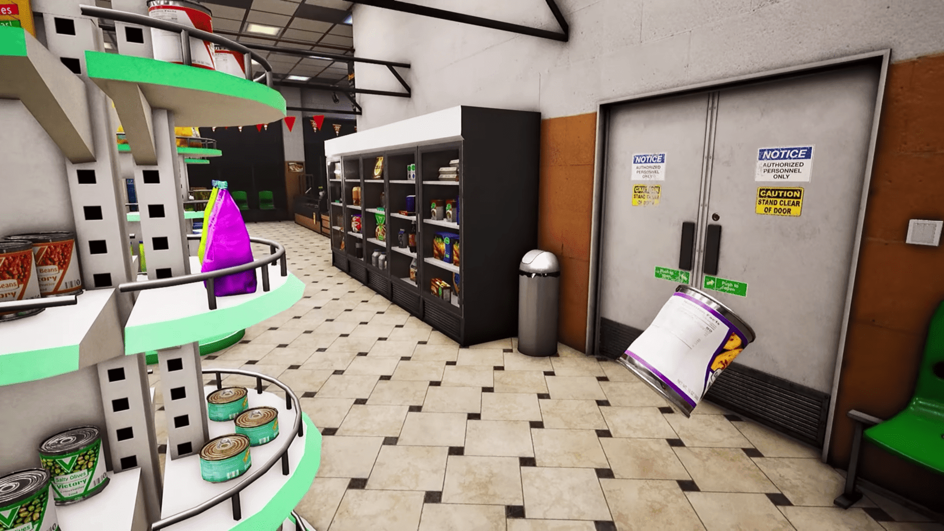 スーパーマーケットの閉店業務を“完璧に”終わらせるゲーム『Before Exit: Supermarket』が8月8日にSteamにて日本語対応で配信決定。1つでも見落としがあれば即刻クビのシビアな仕事_003